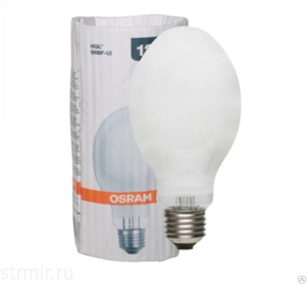 Лампа ртутная ДРЛ 125вт E27 HQL OSRAM