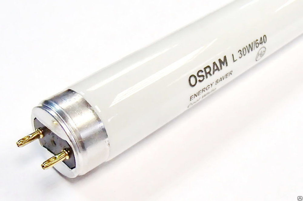 Лампа люминесцентная 18W/640 G13 белая OSRAM