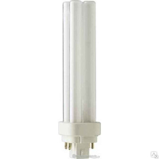Лампа люминесцентная энергосберегающая 18W/840 G24q-2 Трубчатая 4р PHILIPS 