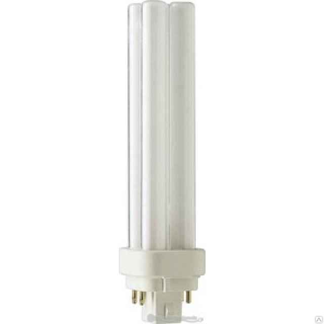 Лампа люминесцентная энергосберегающая 18W/840 G24q-2 Трубчатая 4р PHILIPS