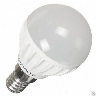Лампа энергосберегающая LED 8вт 4000К 600Лм Е27 Шар 