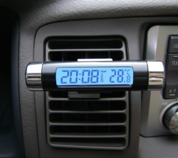 Термометр часы автомобильные K01