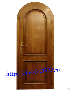 Дверь деревянная из массива хвойных пород от компании "Классик" 