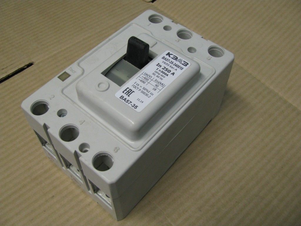 Автоматические выключатели ВА 57-31 340010 16А-50А