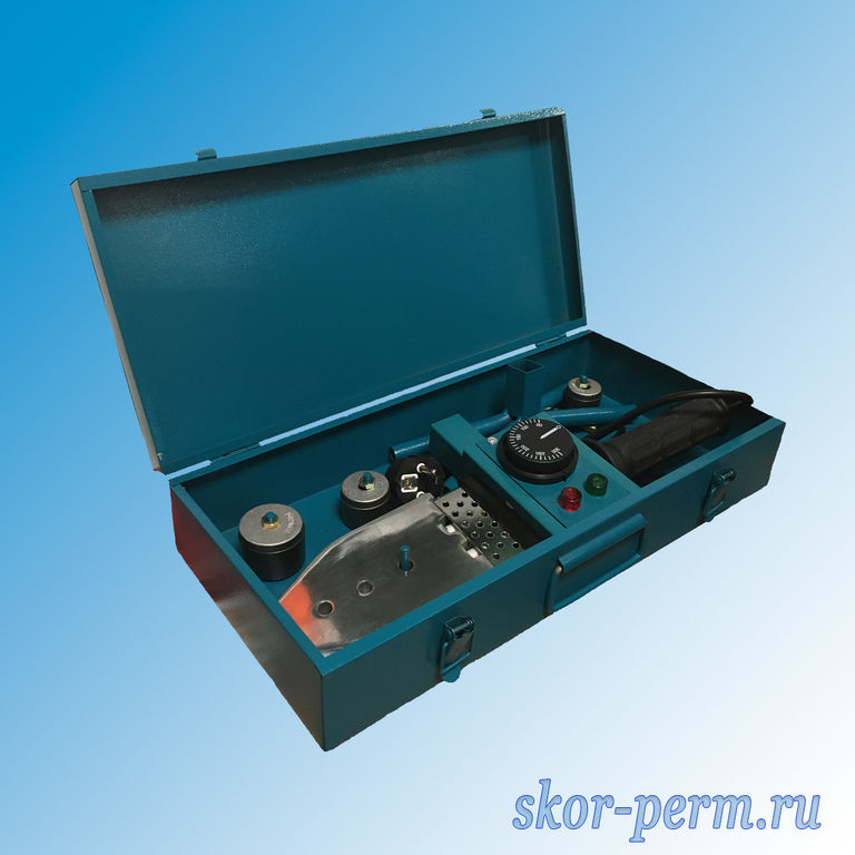 Комплект оборудования AQUAPROM M30/3 для сварки полипропилена (20-25-32 мм), 2000 Вт, металлический кейс