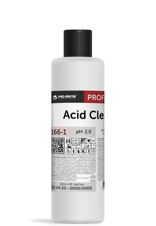 166-1 Универсальный пенный моющий концентрат Acid Сleaner 1 л
