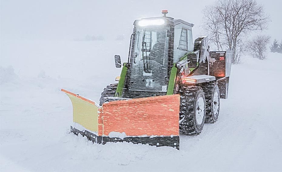 Основные преимущества снегоуборочной лопаты отвала на Т 25 с механическим поворотом: