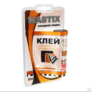 Холодная сварка «Mastix» для батарей и труб, 55 г 