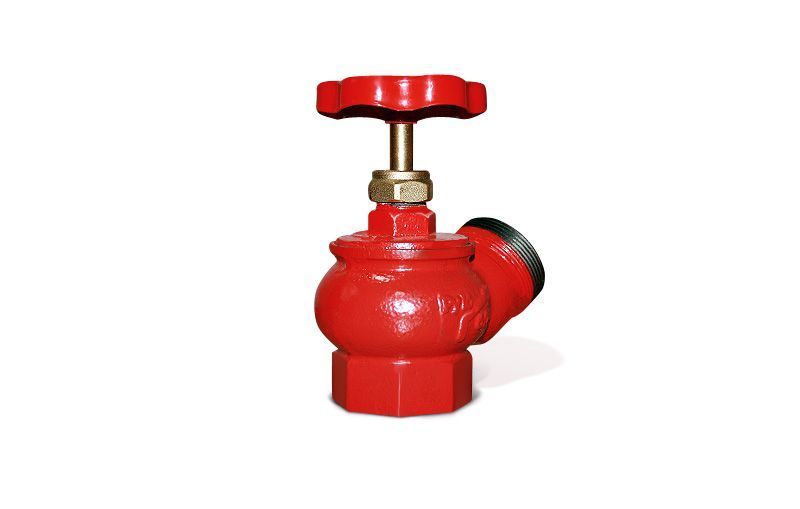 Клапан пожарного крана КПК502 (муфтацапка,чуг.,угл.125гр.)