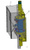 Ящик защитный для муфтовых газовых кранов Ду 15-50 220х176х262 мм #3