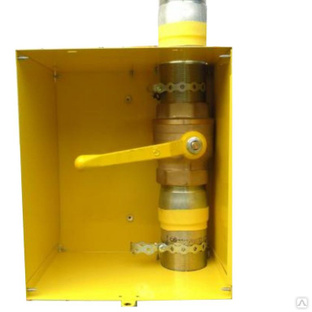 Ящик защитный для муфтовых газовых кранов Ду 15-50 220х176х262 мм #1