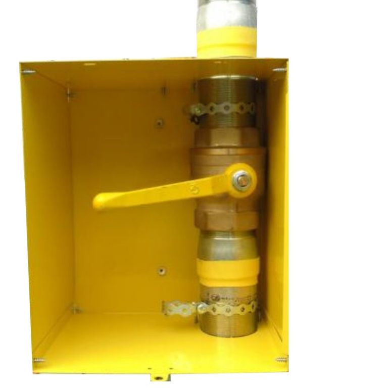 Ящик защитный для муфтовых газовых кранов Ду 15-50 220х176х262 мм