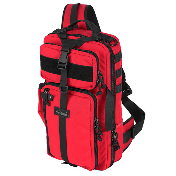 Однолямочный рюкзак Tawaho City 15 красно-черный