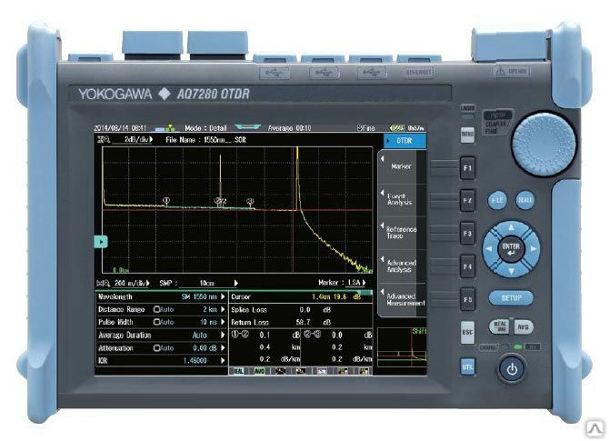 Рефлектометр оптический Yokogawa AQ7280+ AQ7283H(SM, 1310/1550/1625 нм ...