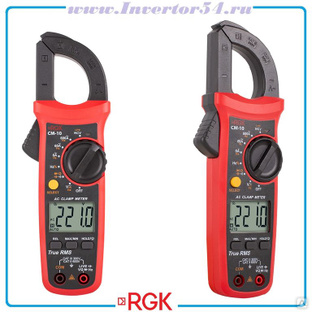 Токовые клещи RGK CM-10 измерительные для автоэлектриков и сервиса, диагностика проводов и автомобильной проводки 