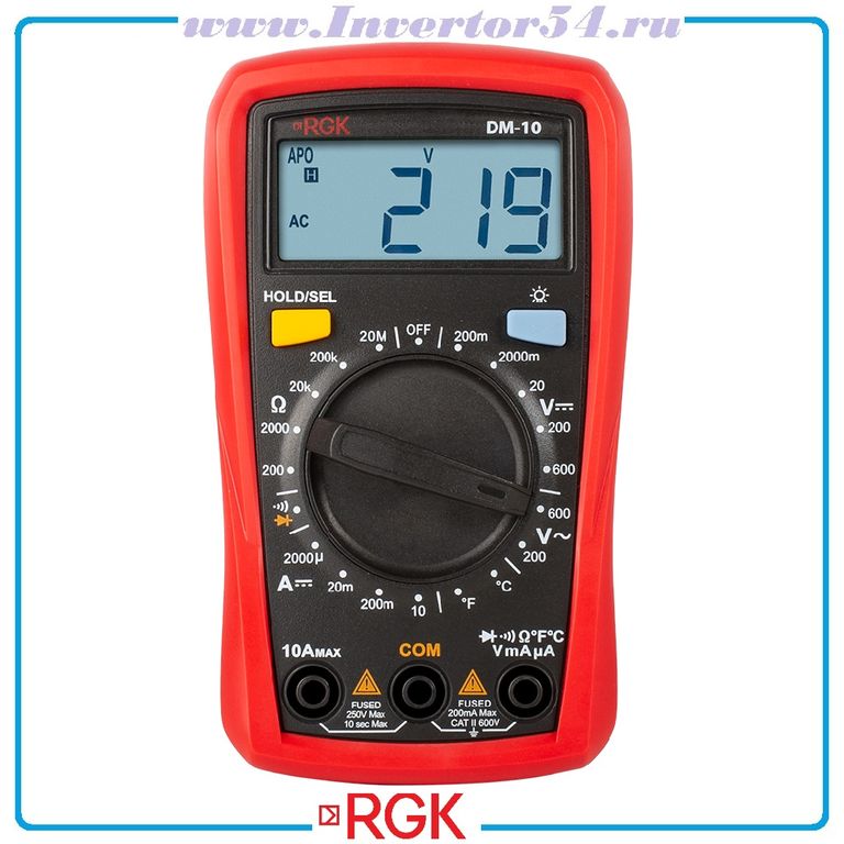 Мультиметр RGK DM-10