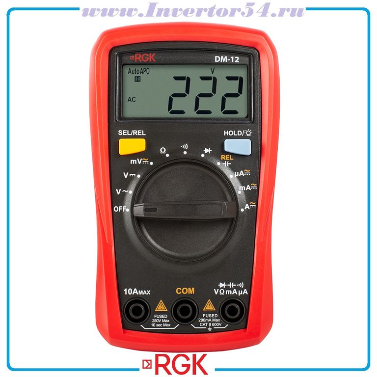 Мультиметр RGK DM-12