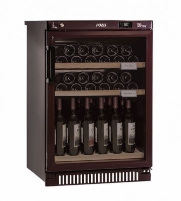 Отдельностоящий винный шкаф 2250 бутылок Pozis ШВ-39 вишневый