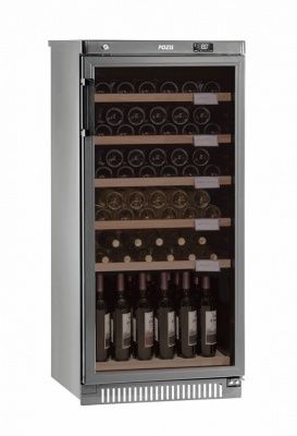 Отдельностоящий винный шкаф 51100 бутылок Pozis ШВ-52L серибристый