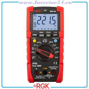 Мультиметр RGK DM-40 для автоэлектрика в новосибирске #1