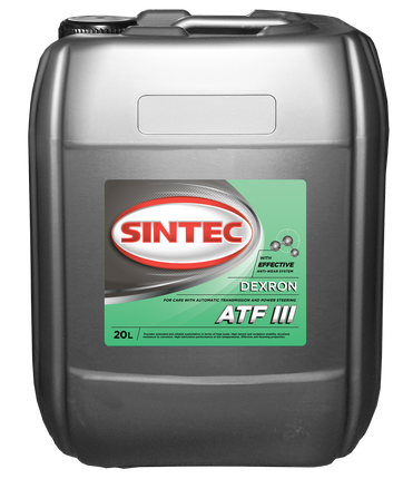 Трансмиссионное масло SINTEC ATF III Dexron 20 л.