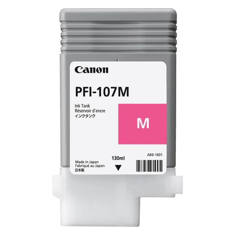 Картридж струйный CANON (PFI-107M) iPF680/685/780/785, пурпурный, оригиналь