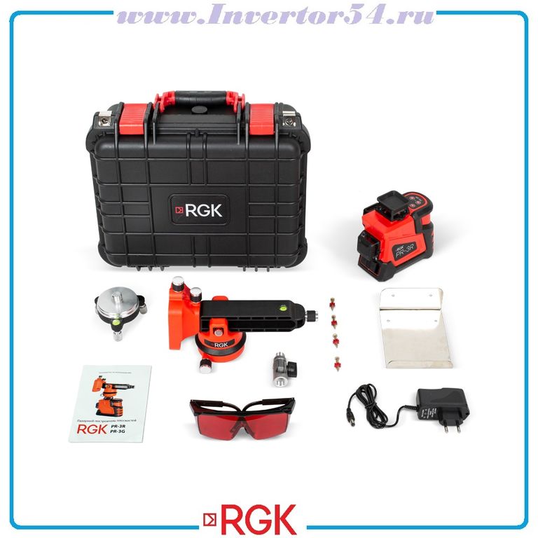 Лазерный уровень RGK PR-3R - 3D по 360
