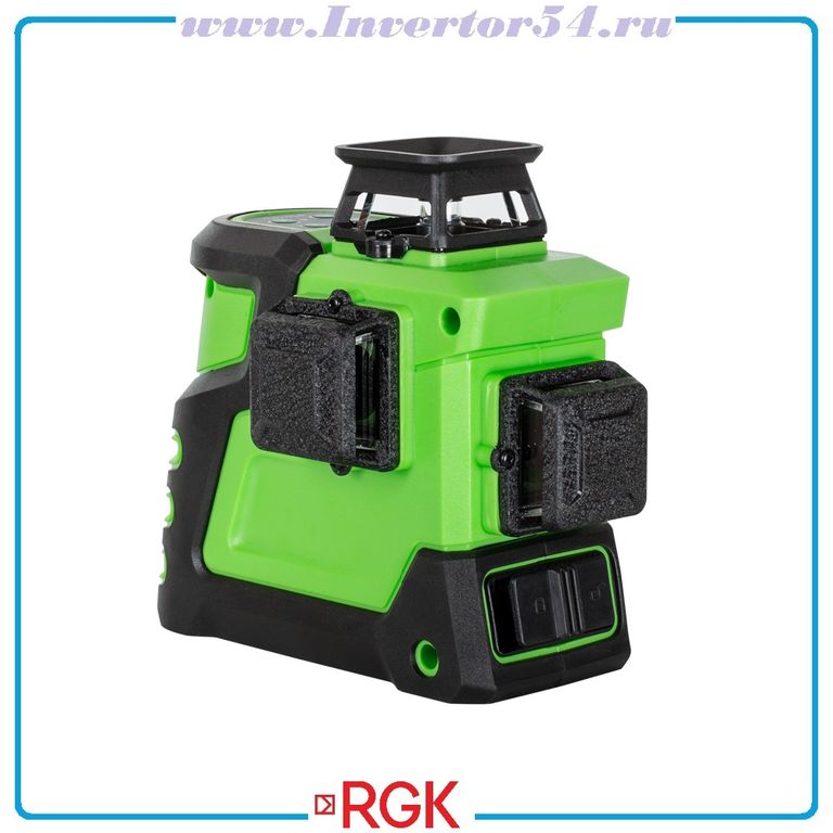 Лазерный уровень RGK PR-3G - зеленый луч 3D 360 на 3 плоскости 2