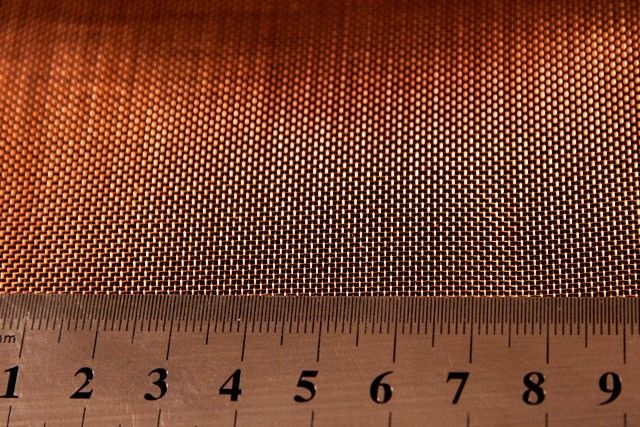 Сетка медная плетеная 0.55 мм ГОСТ 6613-86