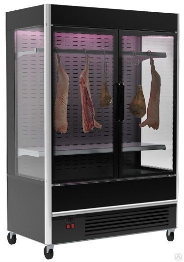 Горка холодильная для мяса Carboma Cube Flesh FC 20-07 VV 1,0-3 X7 (черный)