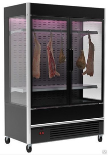Горка холодильная для мяса Carboma Cube Flesh FC 20-08 VV 1,3-3 X7 (черный) 