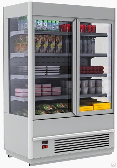 Горка холодильная Carboma Cube FC 20-08 VV 1,0-1 (распашные двери)