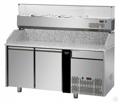 Стол холодильный для пиццы Apach APZ02D1+VR4 160 VD