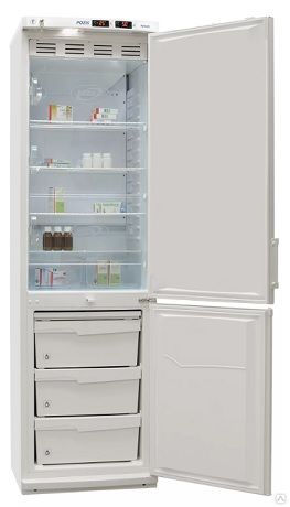 Холодильник комбинированный лабораторный Pozis ХЛ-340 с металлическими дв.
