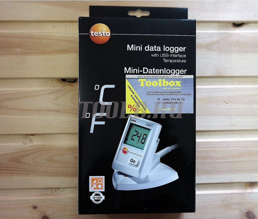 Логгер-мини Testo 174T с USB-интерфейсом - (Модификация: Без поверки)