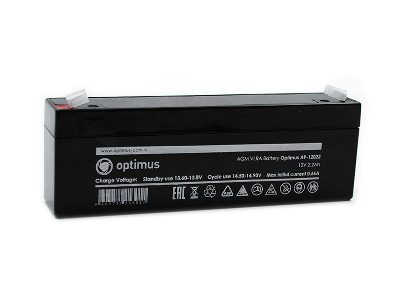 Аккумуляторная батарея Optimus AP-12022. 12В, 2,2A/ч Разные производители