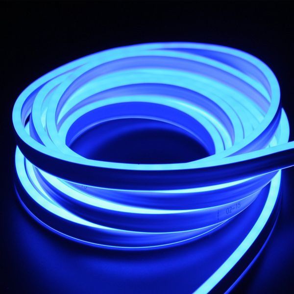 Гибкий неон 12 Вольт LED-RNN-120-6/12-12V - L светло-голубой