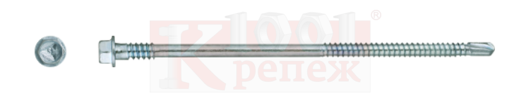OCS A2 Саморез для крепления сэндвич-панелей (до 6 мм) Rawlplug нержавеющий, 5.5/6.3x230 мм (S16) RAWLPLUG