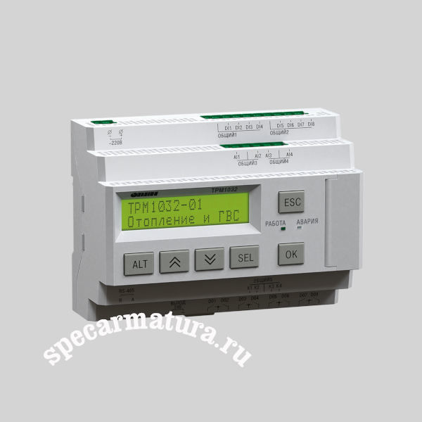 Регулятор для систем отопления и ГВС ТРМ1032-230.24.01