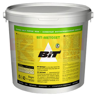 BIT-METOSET Заливочный композит BIT для восстановления бетона солиэстерный компаунд, 1 кг