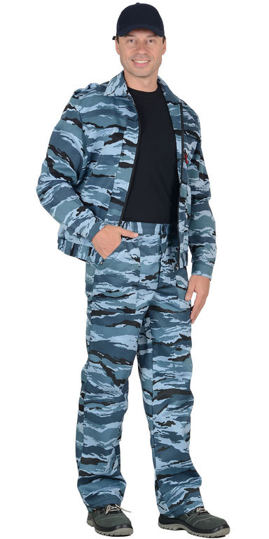 Костюм БЛОКПОСТ/ВЫМПЕЛ куртка, брюки (ткань смесовая) КМФ Серый вихрь