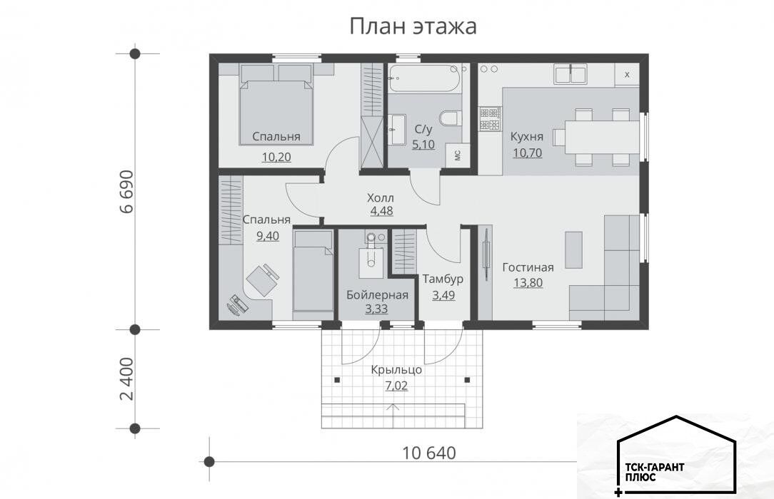 Строительство домов 5 на 10 по индивидуальным заказам. Гарантия 10 лет