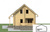 Проект одноэтажного деревянного дома с мансардой, площадью 80.6 кв.м (до 100 кв м) под ключ #6