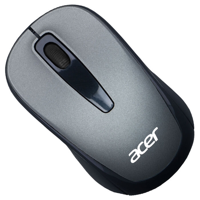Мышь беспроводная Acer OMR134, радиоканал серая