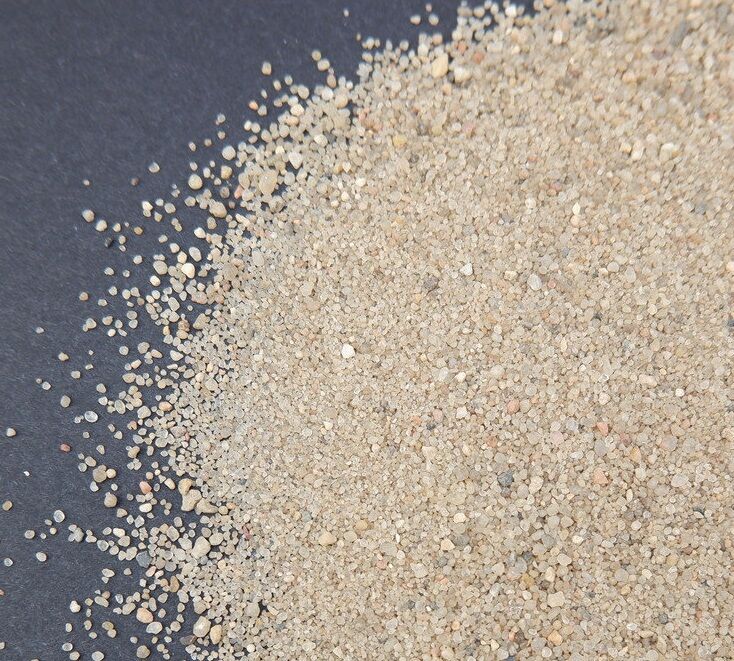 Песок кварцевый, фракция 0,63-1,25 мм, мешок 25 кг, 15,6 л