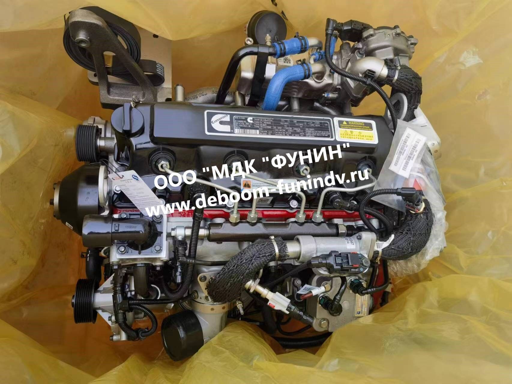 Двигатель в сборе Cummins ISF3.8S4R168
