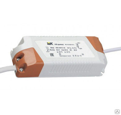 Драйвер LED MG-40-600-01 E для светильников LED ДВО 36 Вт W/S ИЭК