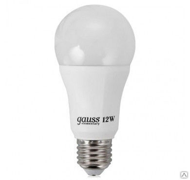 Лампа светодиодная ECO A60 9 Вт грушевидная 3000К теплая белая E27 810 лм