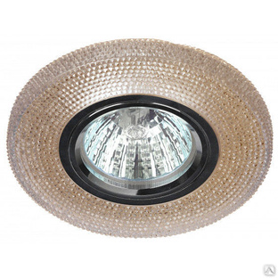 Светильник DK LD1 BR декор со светодиодной подсветкой GU5.3 220В 50Вт коричневый ЭРА Б0018778 