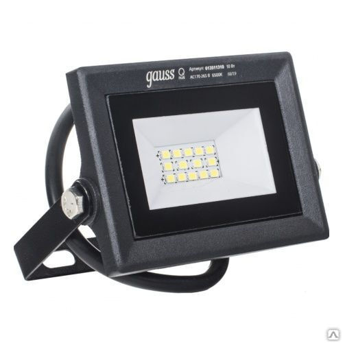 Прожектор светодиодный СДО 001-20 6500К IP65 черный GENERICA LPDO501-020-65-K02-G